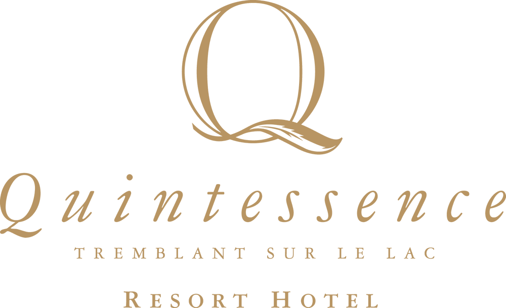 624eeff4d67293fdb17533e4 Hotel Quintessence Mont Tremblant Logo Gold