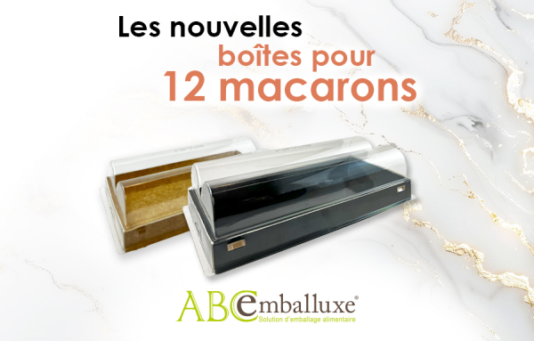 Le produit de la semaine, présenté par ABC Emballuxe – la nouvelle boîte ABC pour 12 macarons